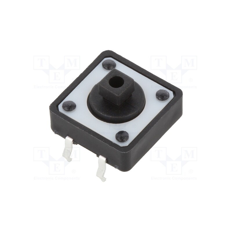 10 pcs : TL1100F160Q - Microswitch TACT, SPST-NO, Pos: 2, 0.05A/12VDC, THT, 1.57N, 7.3mm