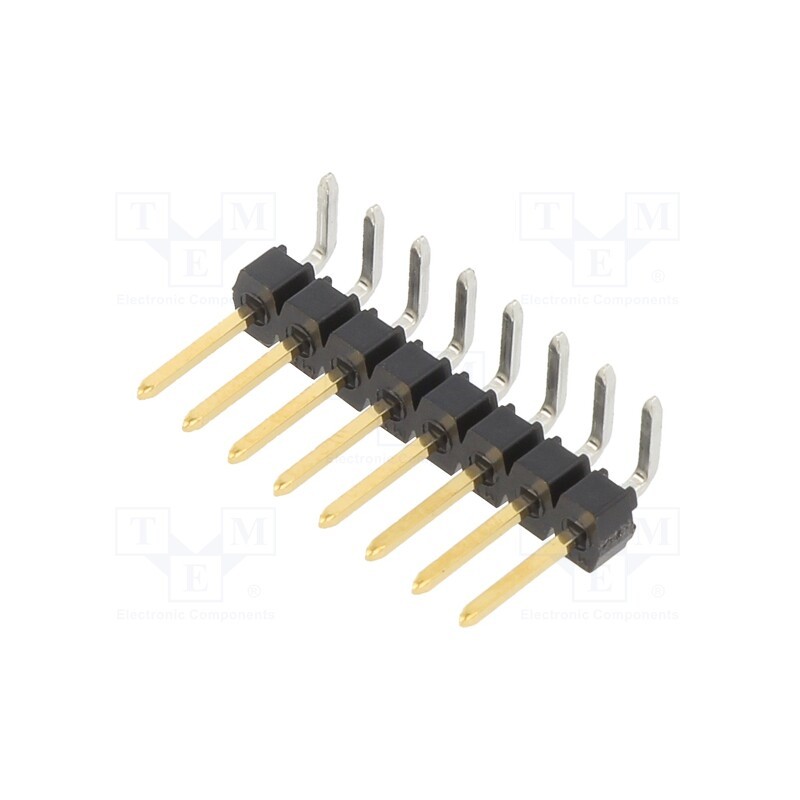 10 pcs : 901210768 - C-Grid SR RA Pn 6.75/2.90mm Au-E 8Ckt