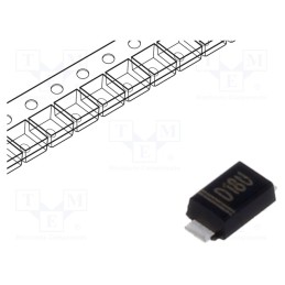 50 pcs : DSS18UTR - Diode: Schottky rectifying, SMD, 80V, 1A, SOD123F,