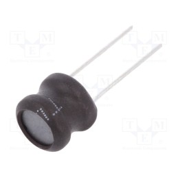 10 pcs : COIL0807-0.01 - Inductor: wire, THT, 10uH, 3.5A, ±10%, Ø9.5x8.5mm, vertical