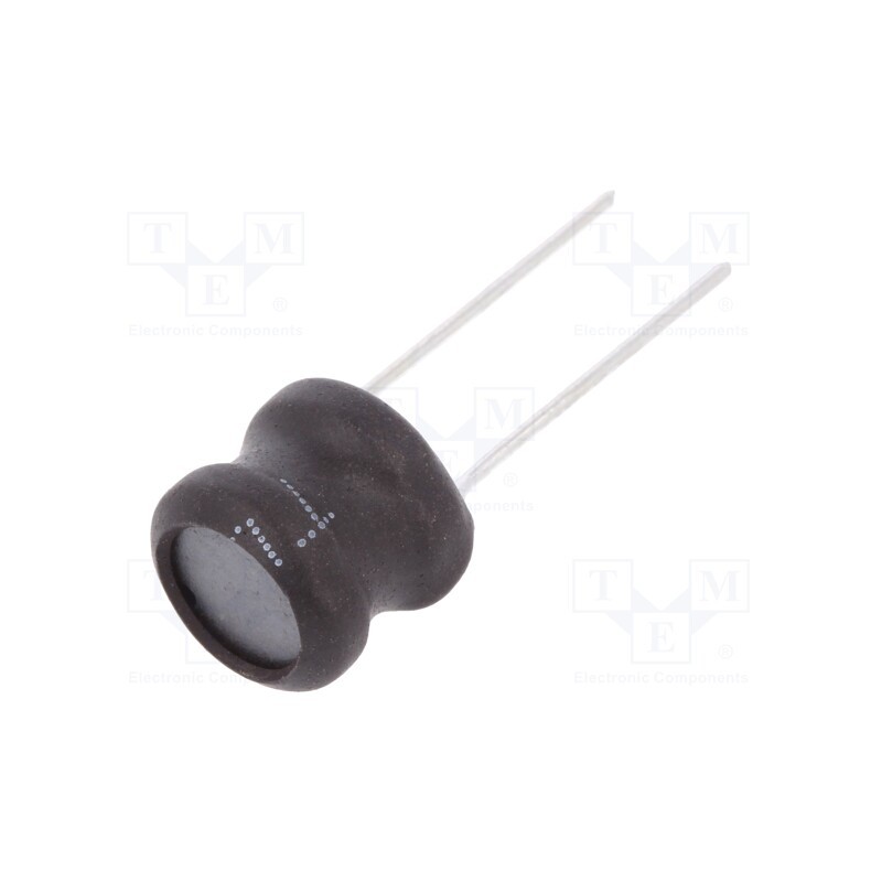 10 pcs : COIL0807-0.01 - Inductor: wire, THT, 10uH, 3.5A, ±10%, Ø9.5x8.5mm, vertical