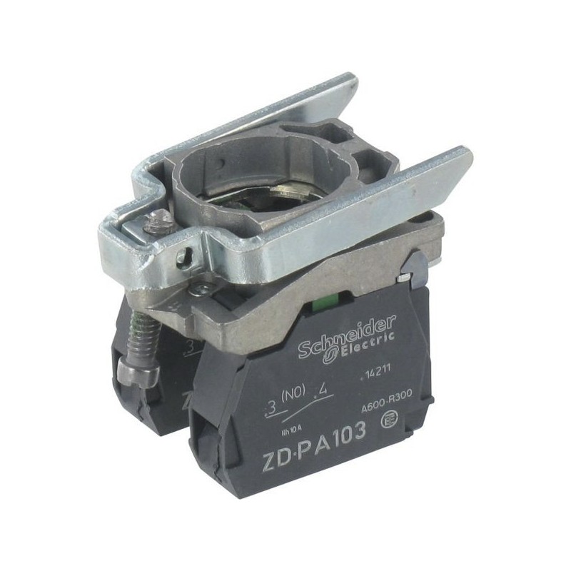 1 pcs - Schneider Electric Harmony XB4 Series Contact Block, 2NO