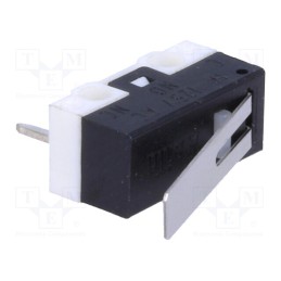 10 pcs : MSW-22 - Microswitch SNAP ACTION, with lever, SPDT, Rcont max: 30mΩ, Pos: 2