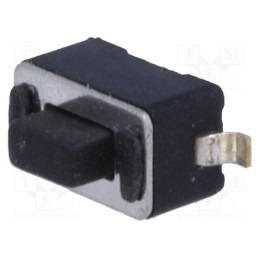 50 pcs : - Microswitch TACT, SPST-NO, Pos: 2, 0.05A/12VDC, SMT, none, 1.6N
