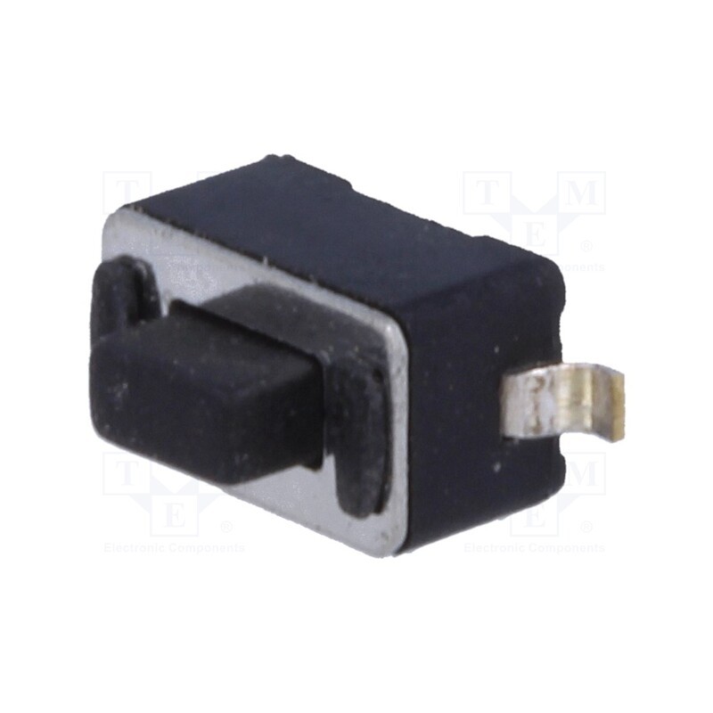 50 pcs : - Microswitch TACT, SPST-NO, Pos: 2, 0.05A/12VDC, SMT, none, 1.6N