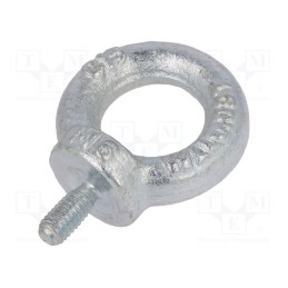 10 pcs : SZU.6 - Lifting eye bolt, M6x13, Head: eye, steel, zinc, DIN 580, 20mm