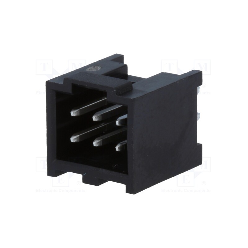 10 pcs : 901301106 - Socket, rectangular, male, PIN: 6, straight, THT, tinned, 2.54mm