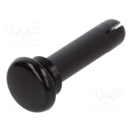 50 pcs : 8G4024.0X14.0B - Rivet, polyamide, L.rivet: 15mm, Panel cutout diam: 4.1mm, black