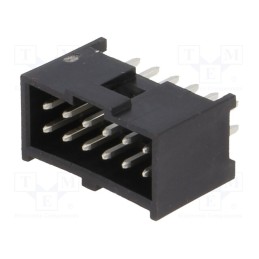 10 pcs : 901301112 - Socket, rectangular, male, PIN: 12, straight, THT, tinned, 2.54mm