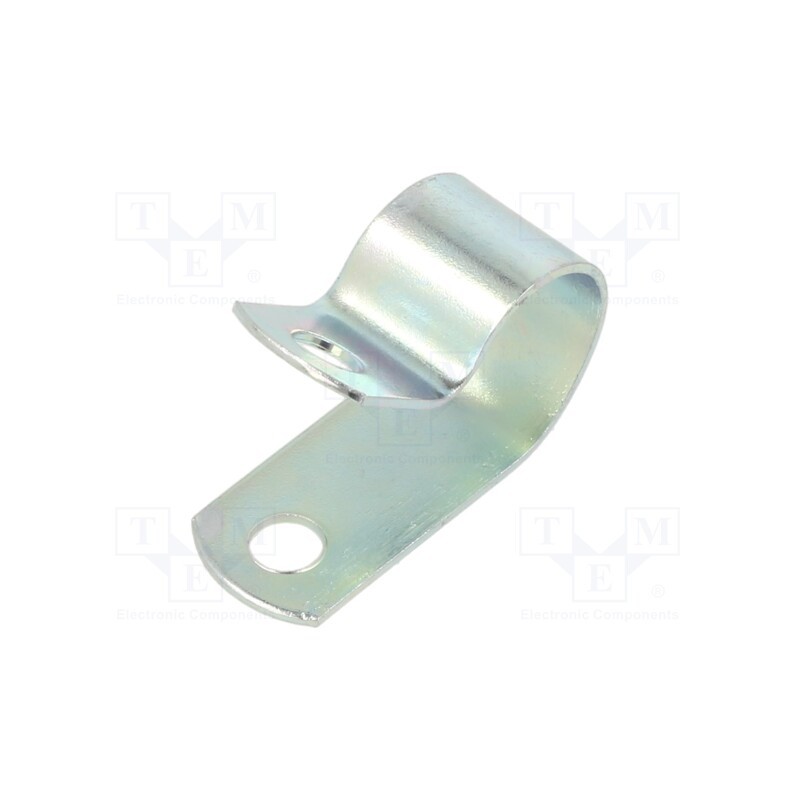 50 pcs : 8105 - Fixing clamp, Cable P-clips, ØBundle : 12.7mm, W: 12.7mm, steel