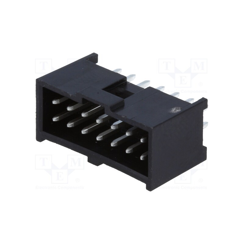 10 pcs : 901301114 - Socket, rectangular, male, PIN: 14, straight, THT, tinned, 2.54mm