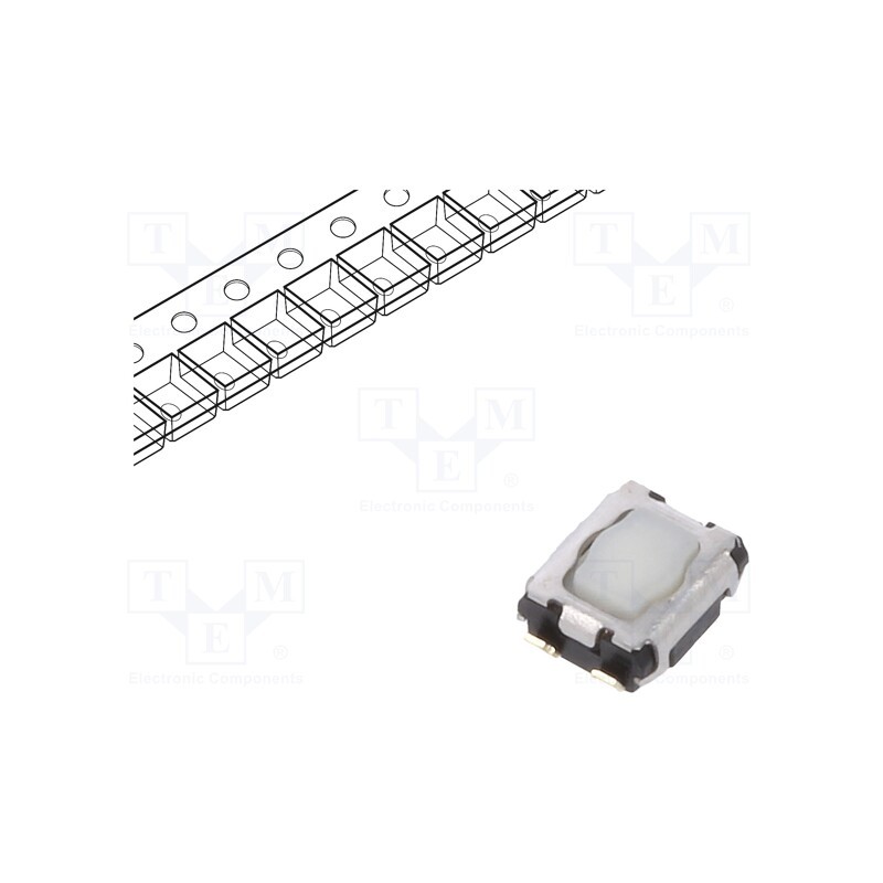 10 pcs : EVPAA402W - Microswitch TACT, SPST, Pos: 2, SMT, none, 2.4N, 2.9x3.5x1.4mm