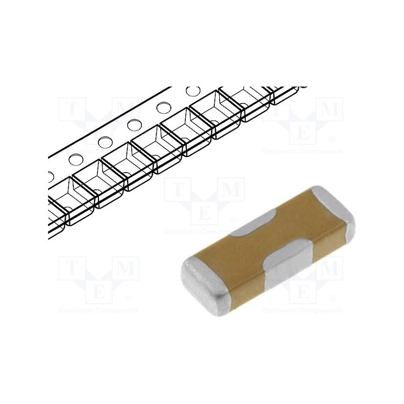 10 pcs : NFM41CC102R2A3L - Filter: anti-interference, SMD, 1806, 300mA, 100VDC, -20÷50%, 1nF