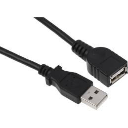 1 pcs - StarTech.com USB 2.0 Cable, Male USB A to Female USB A USB Extension Cable, 0.9m