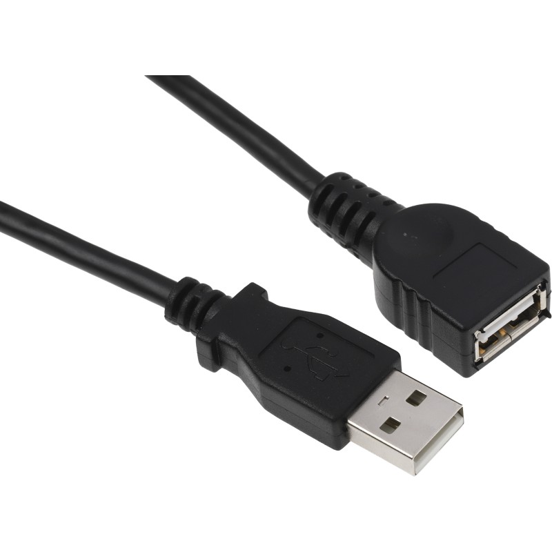 1 pcs - StarTech.com USB 2.0 Cable, Male USB A to Female USB A USB Extension Cable, 0.9m
