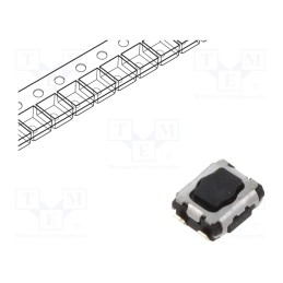 10 pcs : EVPAA202K - Microswitch TACT, SPST, Pos: 2, SMT, none, 1.6N, 2.9x3.5x1.4mm