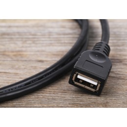 1 pcs - StarTech.com USB 2.0 Cable, Male USB A to Female USB A USB Extension Cable, 0.9m