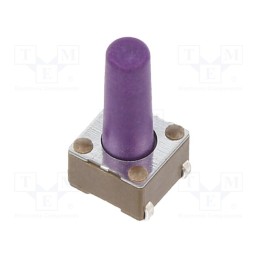 10 pcs : LL3301DF065QJ - Microswitch TACT, SPST-NO, Pos: 2, 0.05A/12VDC, SMT, 0.64N, 6x6x4mm