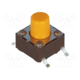 10 pcs : DTSM-63S-V-B - Microswitch TACT, SPST-NO, Pos: 2, 0.05A/12VDC, SMT, none, 3.2N