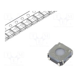 10 pcs : KSC141J LFS - Microswitch TACT, SPST-NO, Pos: 2, 0.05A/32VDC, SMT, none, 2.5mm