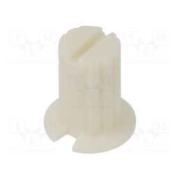 10 pcs : KR 110 - Knob, none, DRR 4000, Body: white