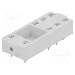 10 pcs : PW80 - Socket, PIN: 8, 8A, 250VAC, RMB841,RMB851, PCB, for PCB, -40÷70°C