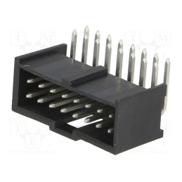 10 pcs : 901303116 - Socket, rectangular, male, PIN: 16, angled 90°, THT, tinned, 2.54mm