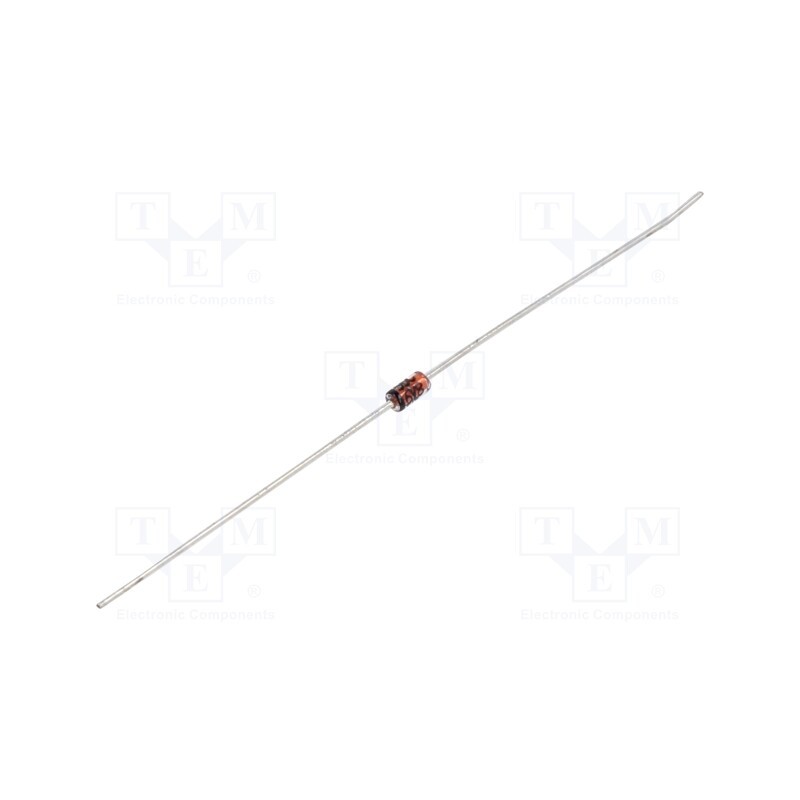 50 pcs : BZX55C6V8 - Diode: Zener, 0.5W, 6.8V, , DO35, single diode, Ufmax: 1V