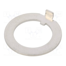 10 pcs : - Washer, Øint: 12.2mm, Plating: nickel, Øout: 18.2mm
