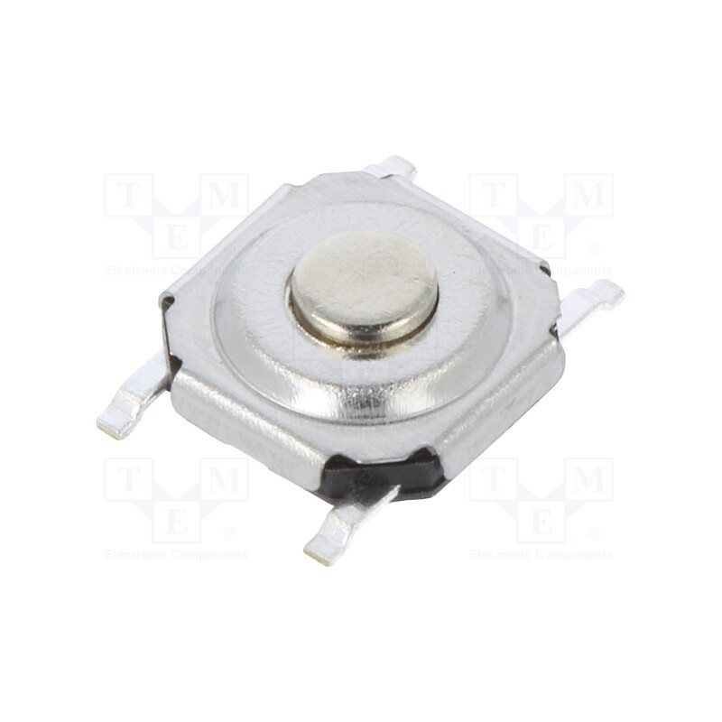 50 pcs : TVCM17015BPB - Microswitch TACT, Pos: 2, 0.05A/12VDC, SMT, none, 5.2x5.2mm, 1.5mm