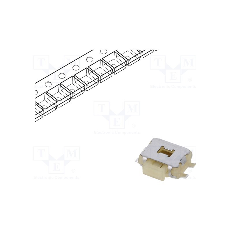 10 pcs : TL1014AF160QG - Microswitch TACT, SPST-NO, Pos: 2, 0.05A/12VDC, SMT, 1.57N, 1mm