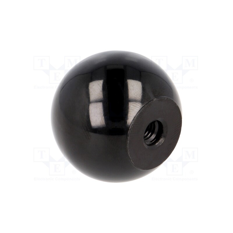 10 pcs : DIN319-KU-32-M6-C - Ball knob, Ø: 32mm, Int.thread: M6, 14.5mm