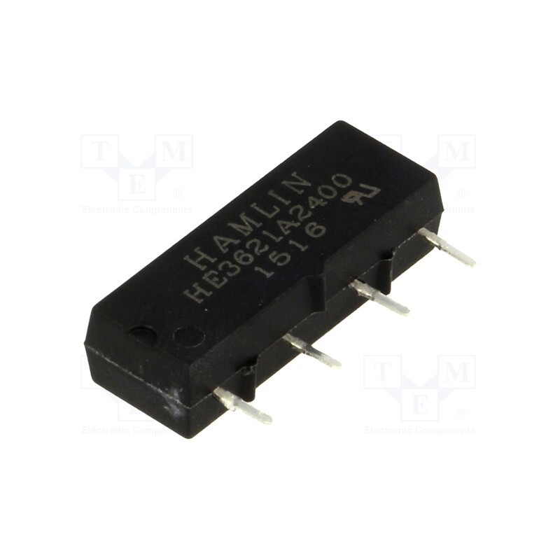 10 pcs : HE3621A2400 - Relay: reed switch, SPST-NO, Ucoil: 24VDC, 500mA, max.200VDC, 10W