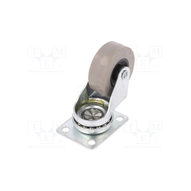 10 pcs : JDPE 0401 1001 - Transport wheel, Ø: 40mm, W: 15mm, H: 58mm, torsional, 30kg