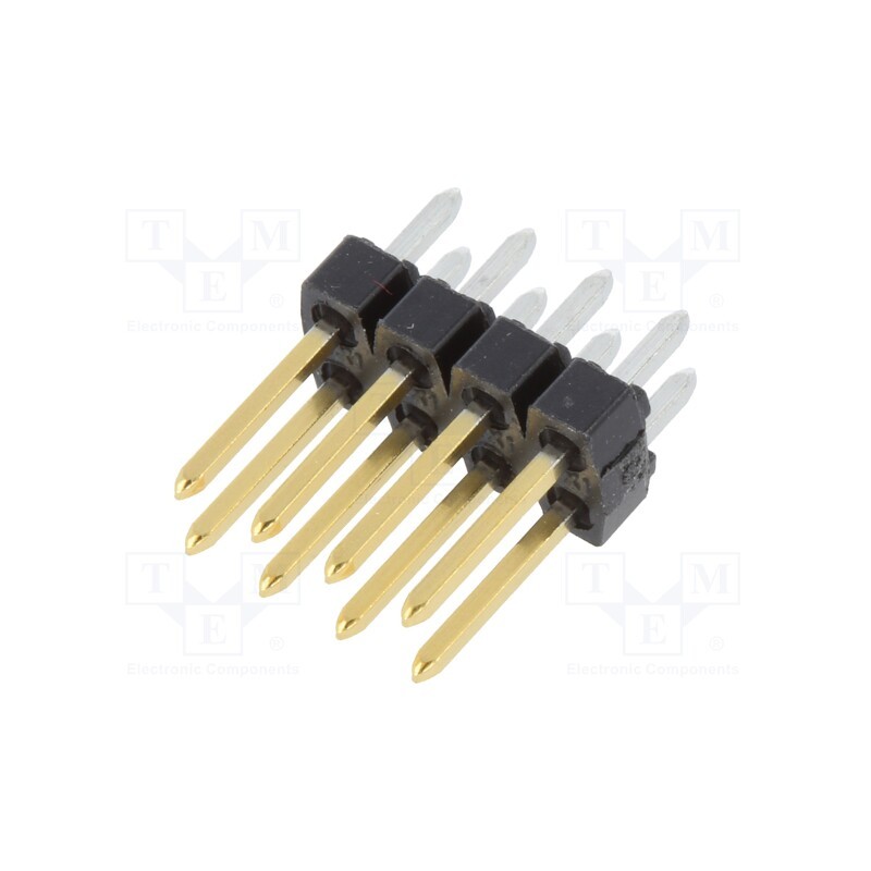 10 pcs : 901310764 - Pin header, pin strips, C-Grid III, male, PIN: 8, straight, 2.54mm
