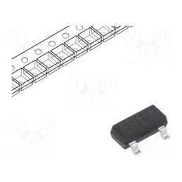 50 pcs : BCW66GR - Transistor: NPN, bipolar, 45V, 0.8A, 250mW, SOT23,TO236AB