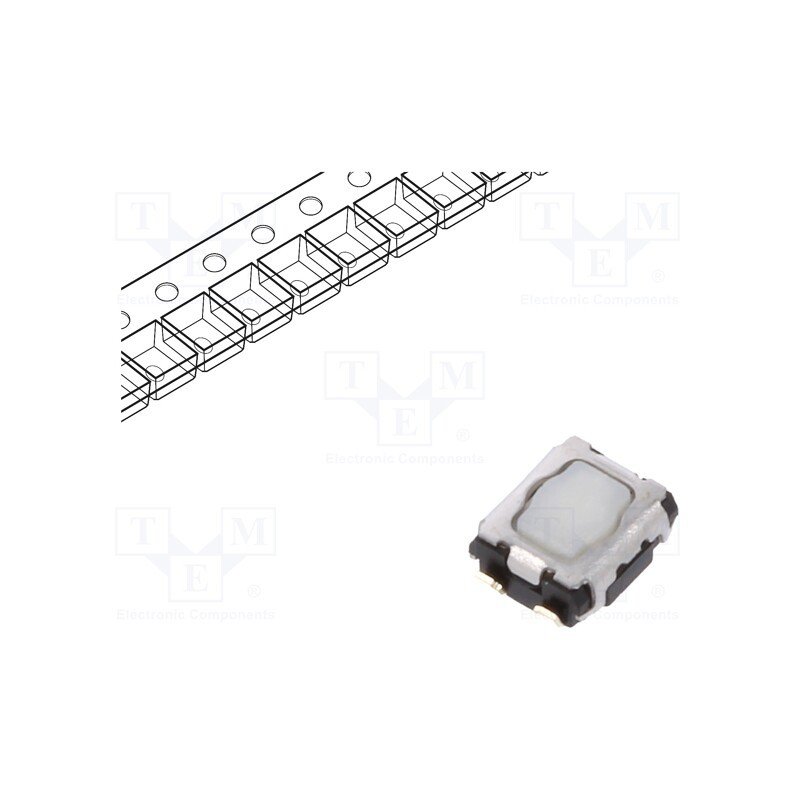 10 pcs : EVPAA602W - Microswitch TACT, SPST, Pos: 2, SMT, none, 3.5N, 2.9x3.5x1.4mm