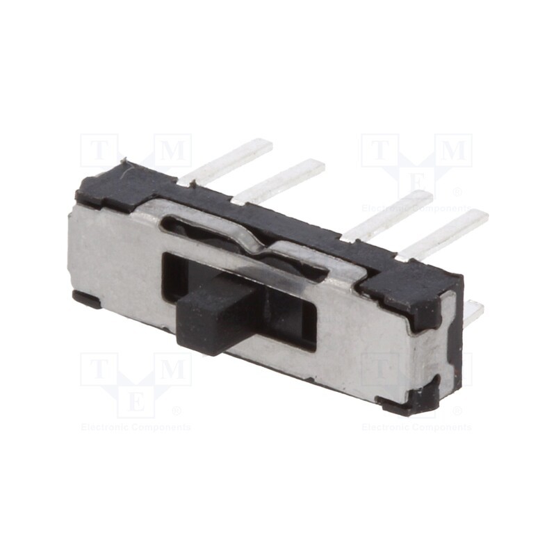 10 pcs : JS203011CQN - Switch: slide, Pos: 2, DP3T, 0.3A/6VDC, ON-ON, THT, -40÷85°C, JS, reel