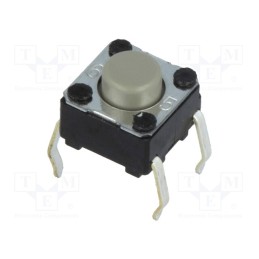 50 pcs : B3F-1022 - Microswitch TACT, SPST-NO, Pos: 2, 0.05A/24VDC, THT, none, 1.47N