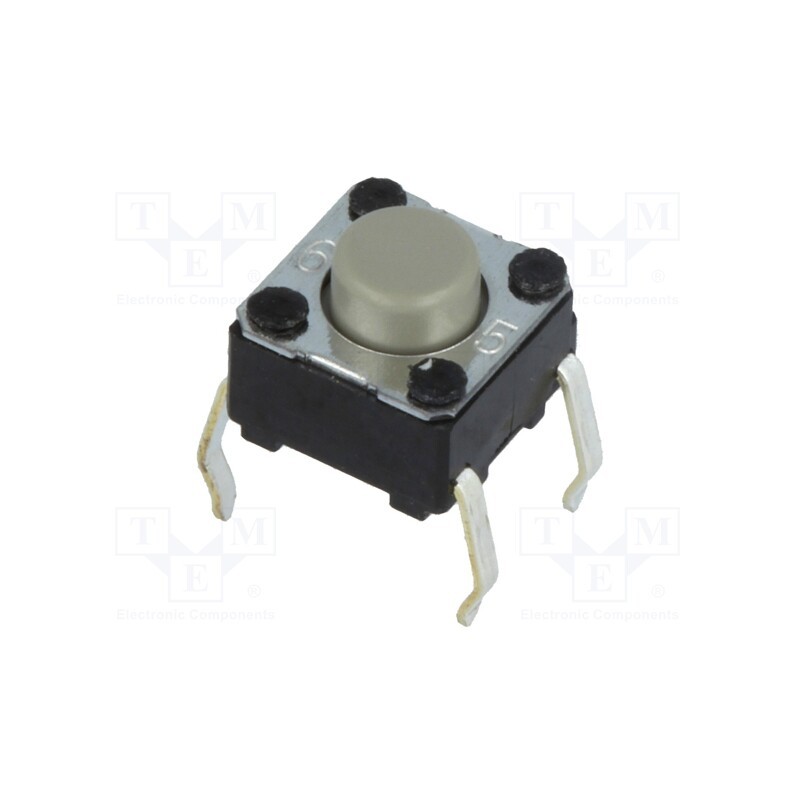 50 pcs : B3F-1022 - Microswitch TACT, SPST-NO, Pos: 2, 0.05A/24VDC, THT, none, 1.47N