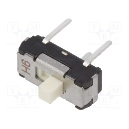 10 pcs : CL-SB-12C-01 - Switch: slide, Pos: 2, SPDT, 0.2A/12VDC, ON-ON, THT, Leads: straight