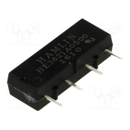 10 pcs : HE3621A0500 - Relay: reed switch, SPST-NO, Ucoil: 5VDC, 500mA, max.200VDC, 10W