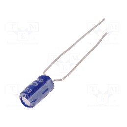 50 pcs : SS1H335M04007PA18P - Capacitor: electrolytic, THT, 3.3uF, 50VDC, Ø4x7mm, Pitch: 5mm, ±20%