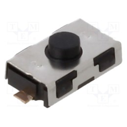 10 pcs : KSR232G LFS - Microswitch TACT, SPST-NO, Pos: 2, 0.05A/32VDC, SMT, 3N, 2.5mm, IP50