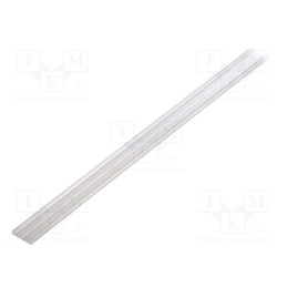 10 pcs : 87020000S - Profiles for LED modules, natural, L: 1m, FIX12, aluminium