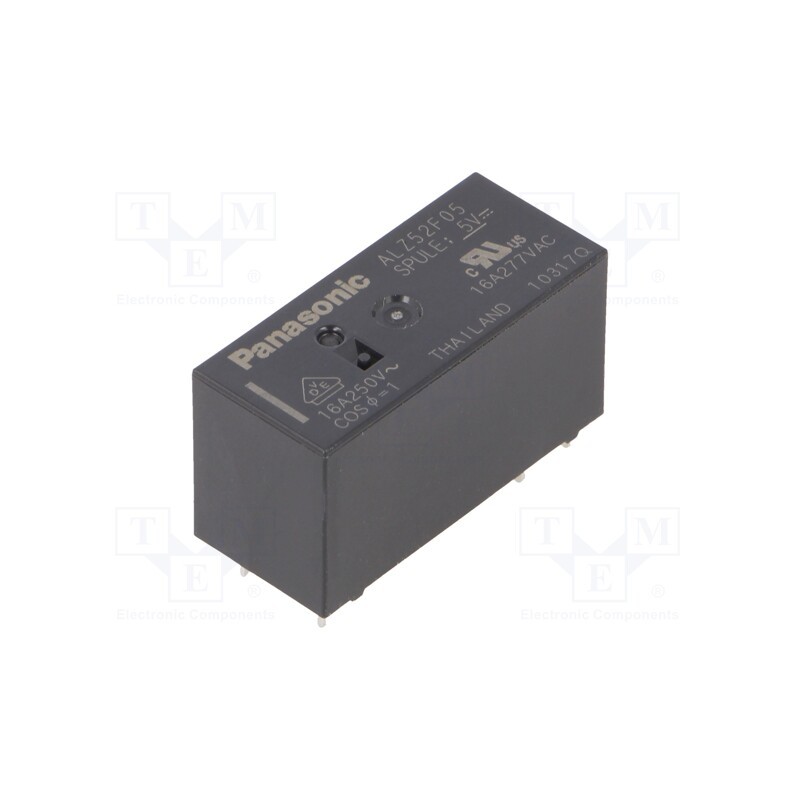 10 pcs : ALZ52F05 - Relay: electromagnetic, SPST-NO, Ucoil: 5VDC, Icontacts max: 16A