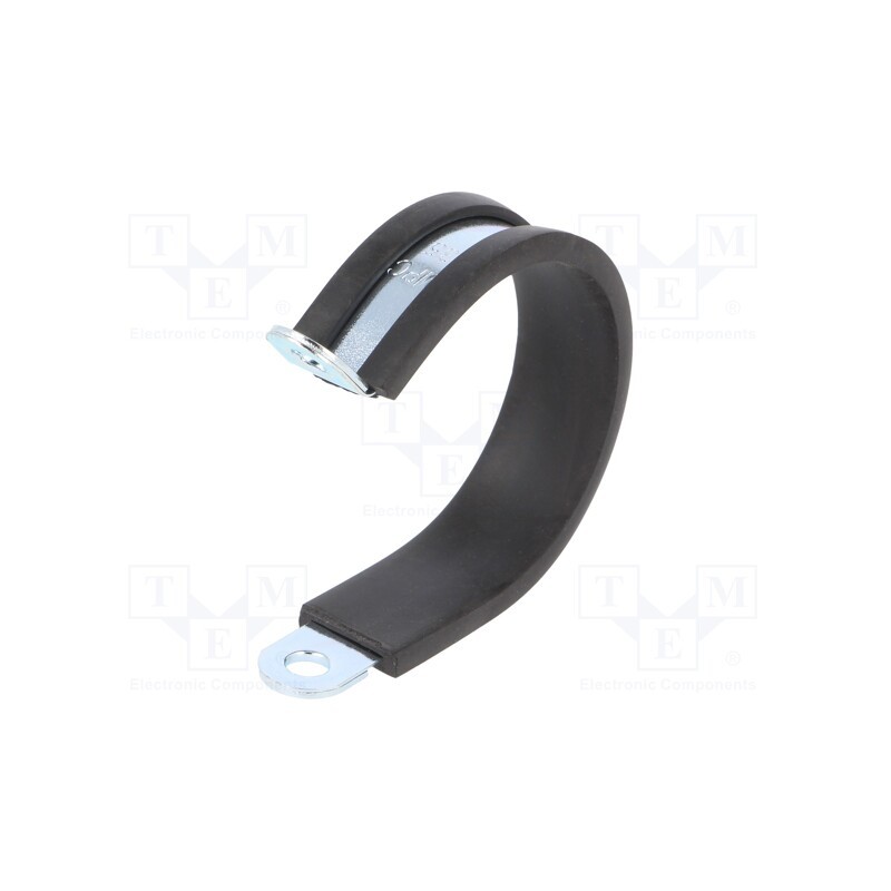 10 pcs : LKD13512 - Fixing clamp, ØBundle : 35mm, W: 12mm, steel, Cover material: EPDM