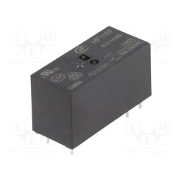 10 pcs : HF115F/012-1H3BF - Relay: electromagnetic, SPST-NO, Ucoil: 12VDC, 16A, 16A/250VAC