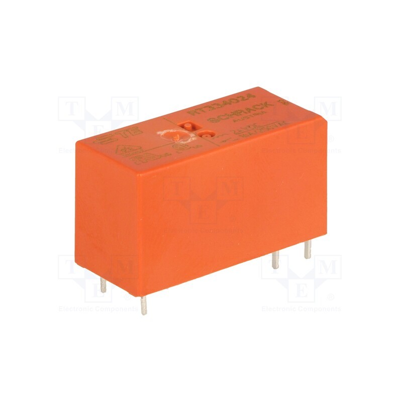 10 pcs : 4-1393240-8 - Relay: electromagnetic, SPST-NO, Ucoil: 24VDC, Icontacts max: 16A