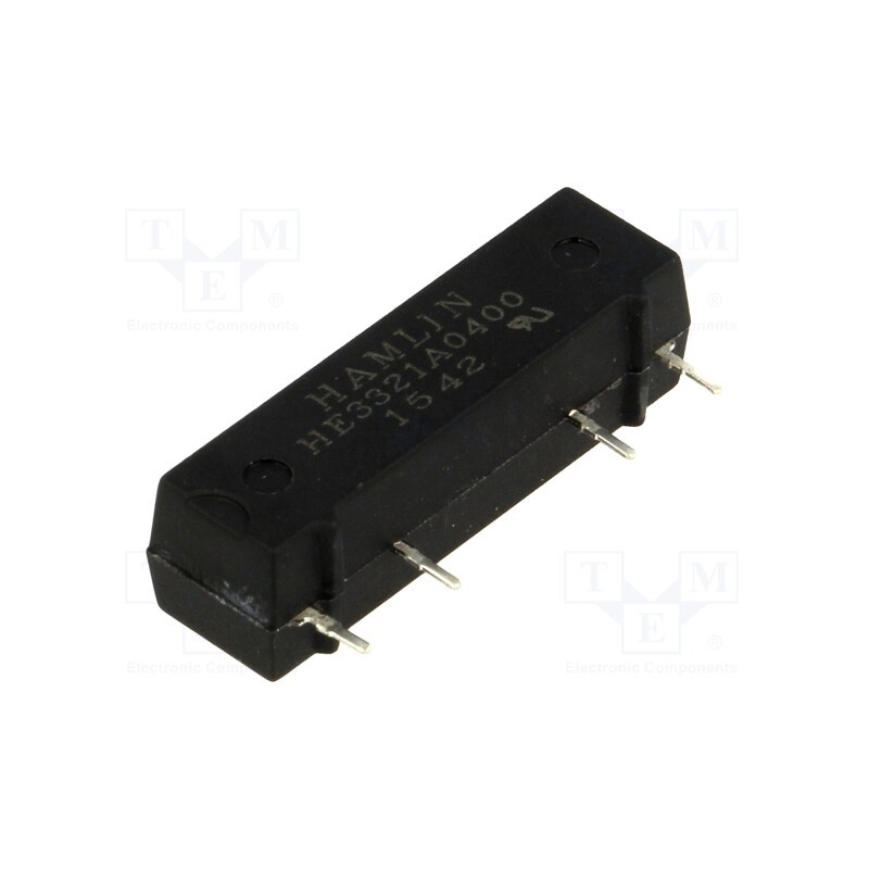 10 pcs : HE3321A0400 - Relay: reed switch, SPST-NO, Ucoil: 5VDC, 500mA, max.200VDC, 10W